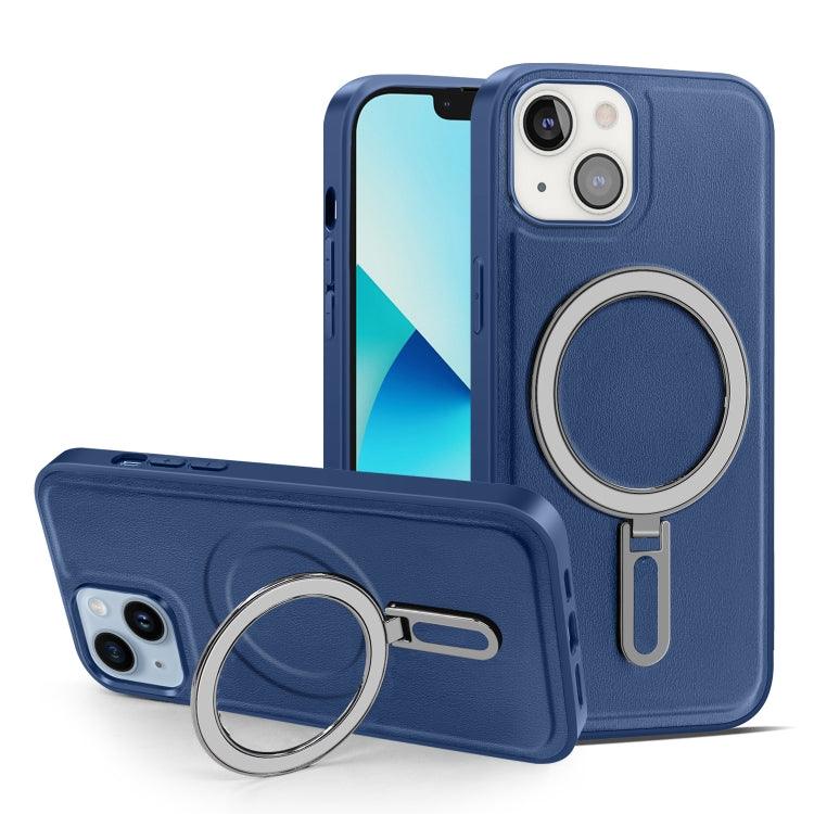 Apple iPhone 13 MagSafe Magnetic Holder Phone Case Cover (Royal Blue)