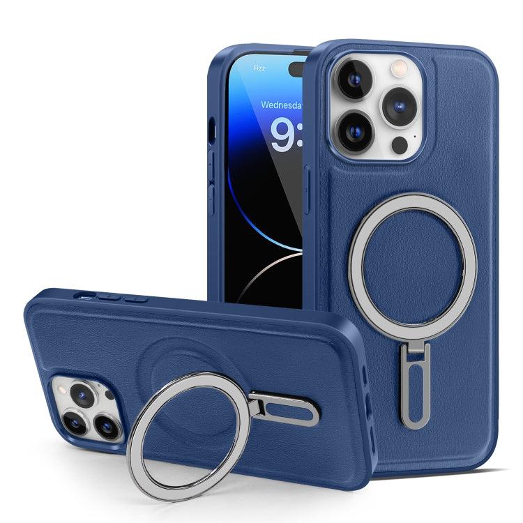 Apple iPhone 14 Pro MagSafe Magnetic Holder Phone Case Cover (Royal Blue)