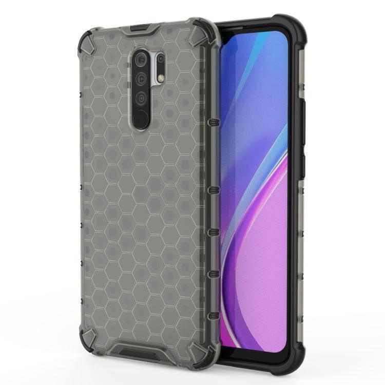 Xiaomi Redmi 9 Shockproof Honeycomb PC + TPU Protective Case (Black) - Gadget Station