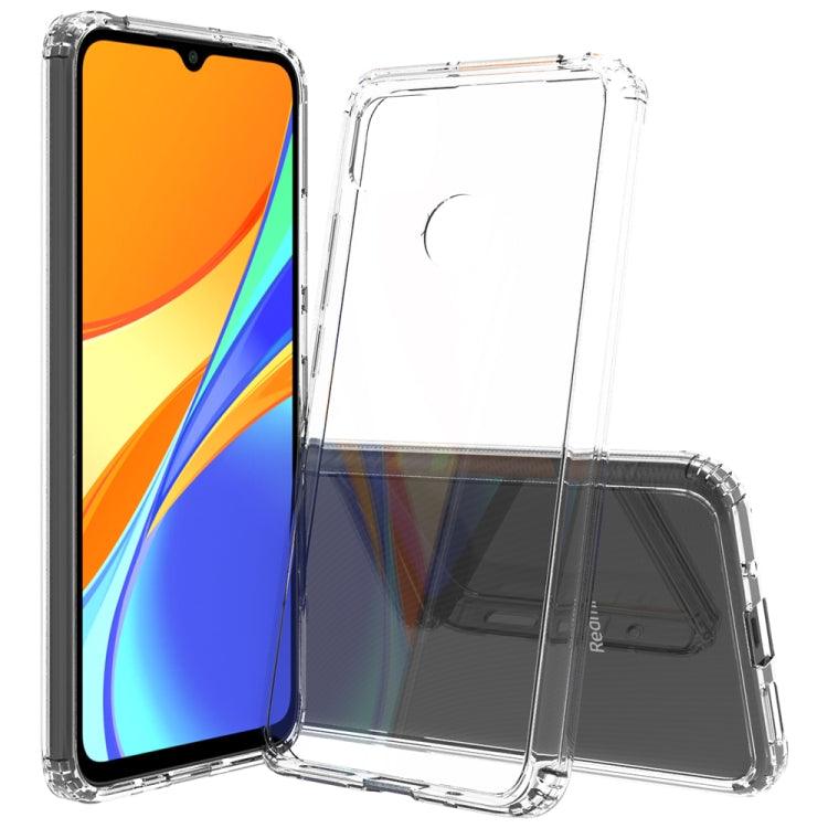 Xiaomi Redmi 9C Scratchproof TPU + Acrylic Protective Case Cover (Transparent)