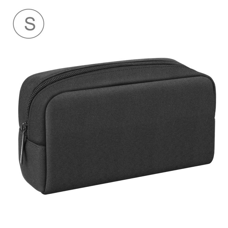 Electronic Organizer Storage Bag for Charger, Power Bank, Cables, Mouse, Earphones, Size: S (Black)