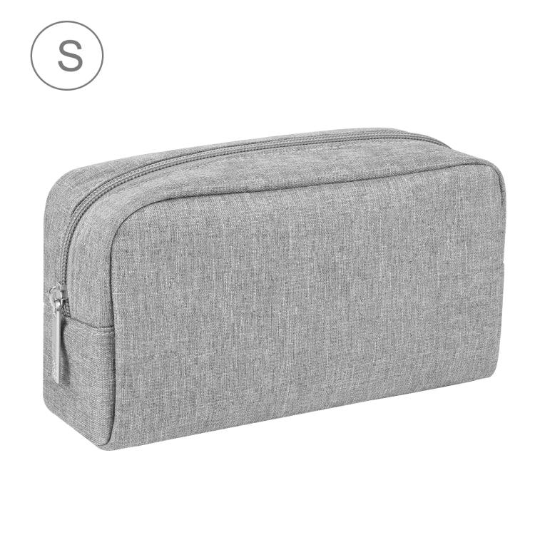 Electronic Organizer Storage Bag for Charger, Power Bank, Cables, Mouse, Earphones, Size: S (Grey)