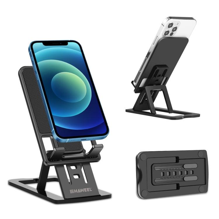 Adjustable Lifting Folding Portable Live Broadcast Desktop Plastic Holder (Black)