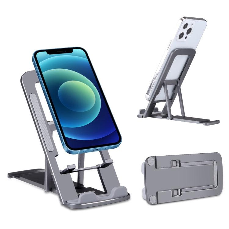 Adjustable Lifting Folding Live Broadcast Aluminum Alloy Desktop Holder (Dark Gray)