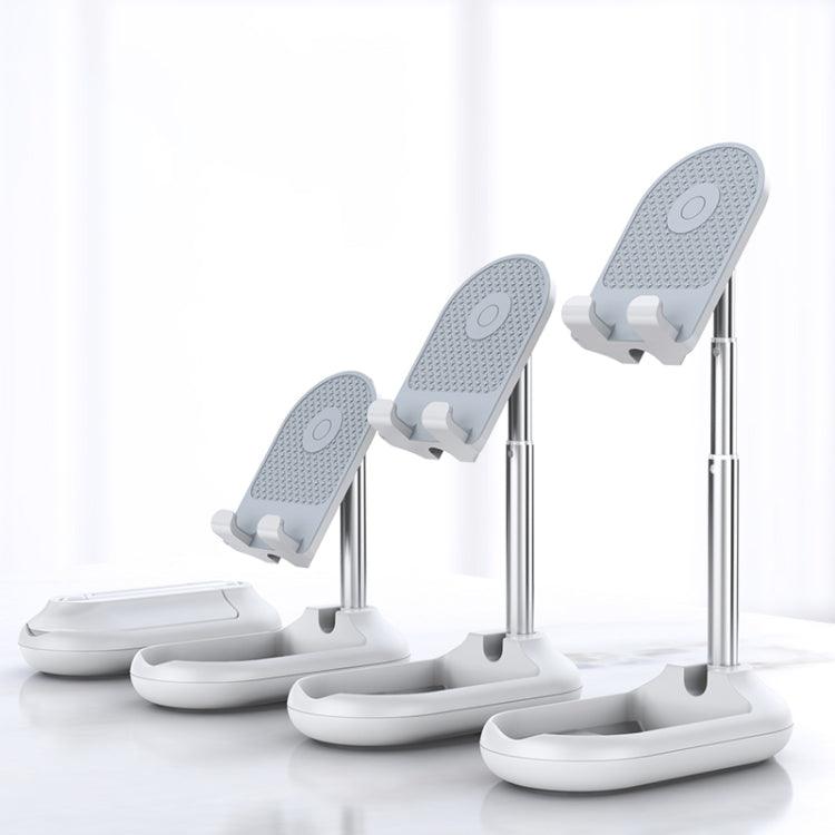 Licheers Retractable Folding Desktop Stand Suitable for Mobile Phones / Tablets within 12.9 inches (White)