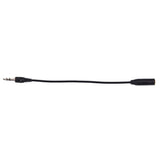 3.5 Male to 2.5 Female Converter Cable, Length: 23cm (Black)