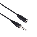 3.5 Male to 2.5 Female Converter Cable, Length: 23cm (Black)