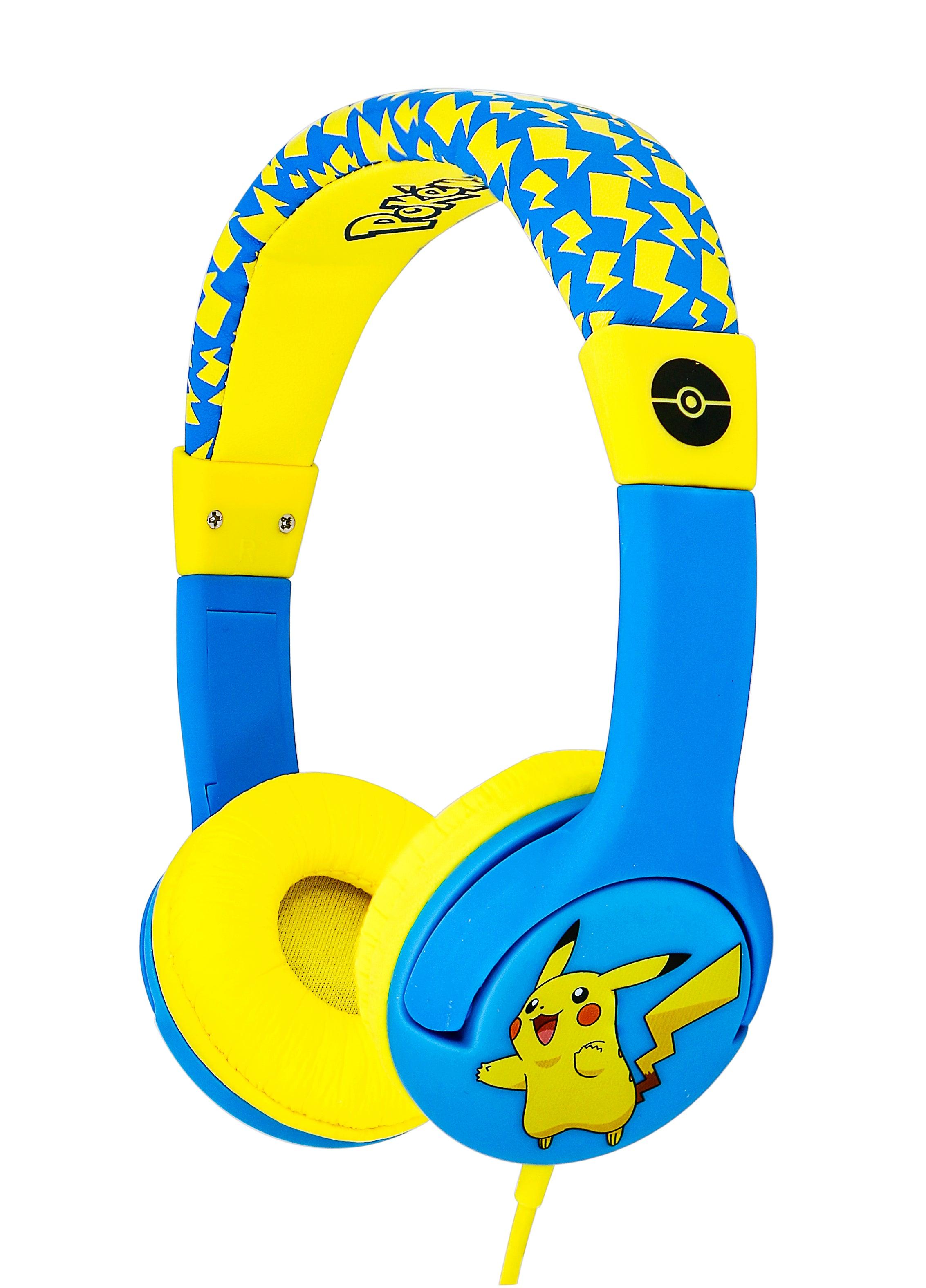 Pokemon Pikachu Kids Children's Wired On-Ear Headphones | Official Pokémon Merchandise