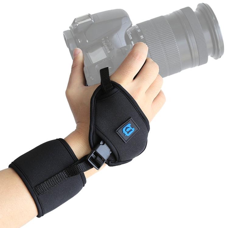 Soft Neoprene Hand Grip Wrist Strap with 1/4 inch Screw Plastic Plate for SLR / DSLR Cameras