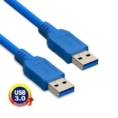 USB 3.0 A Male to A Male AM-AM Extension Cable, Length: 3m