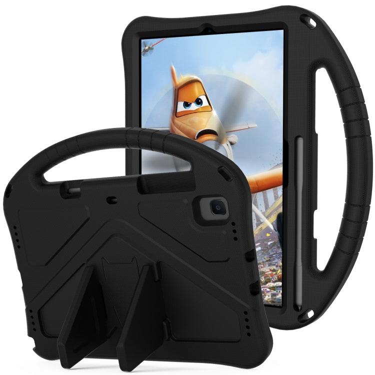 Samsung Galaxy Tab A7 10.4 (2020) T500 EVA Flat Anti Falling Protective Case Cover Shell with Holder (Black)