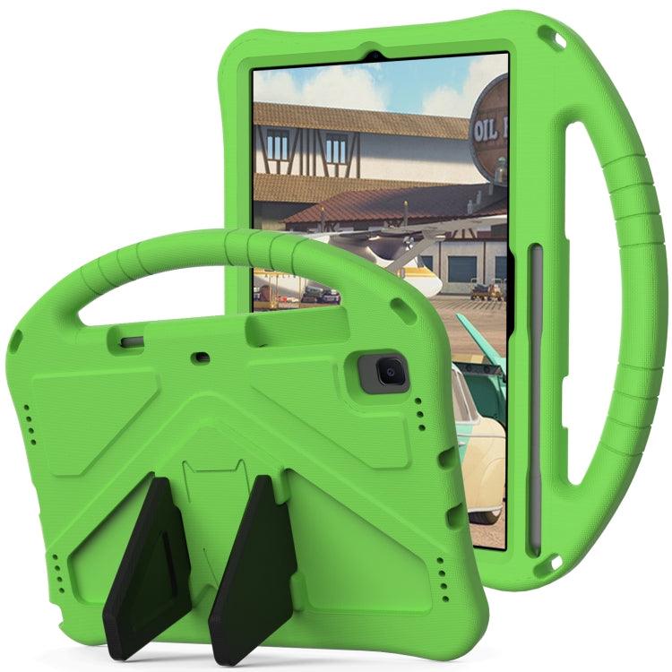 Samsung Galaxy Tab A7 10.4 (2020) T500 EVA Flat Anti Falling Protective Case Cover Shell with Holder (Green)