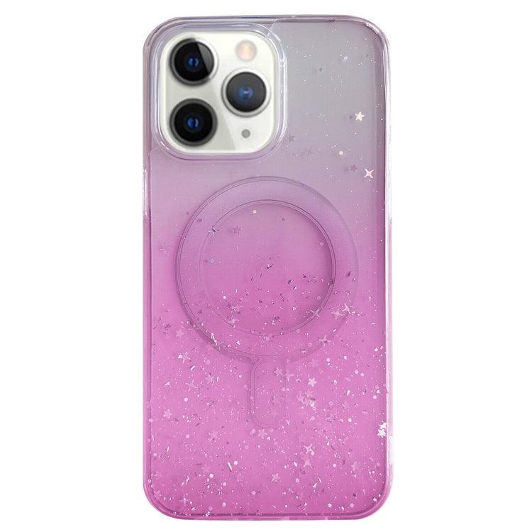 Apple iPhone 11 Pro MagSafe Glitter Hybrid Clear TPU Phone Case Cover (Pink)