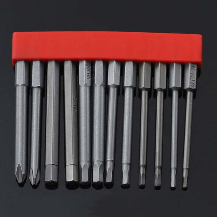 12 PCS / Set Screwdriver Bit With Magnetic S2 Alloy Steel Electric Screwdriver, Specification:8
