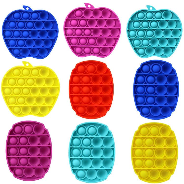 Push Pop Pop Bubble Fidget Sensory Toy Stress Relief Kid Game As Seen On Tiktok (Fruit Dark Blue)