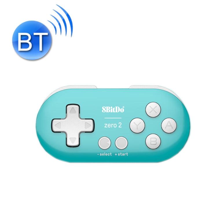 8Bitdo Zero2 Wireless Bluetooth Mini Handle For Switch / Windows / Android / MacOS / Steam / Respeberry (Blue Green)