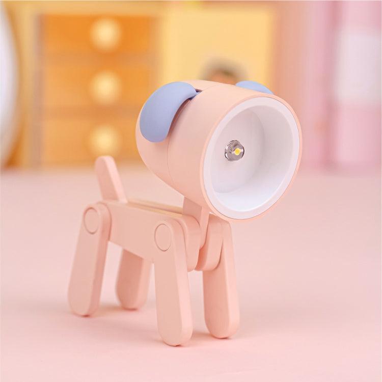 LED Mini Foldable Cartoon  Desk Lamp Reading Lamp Light Pet Shape Decoration Table Lamp