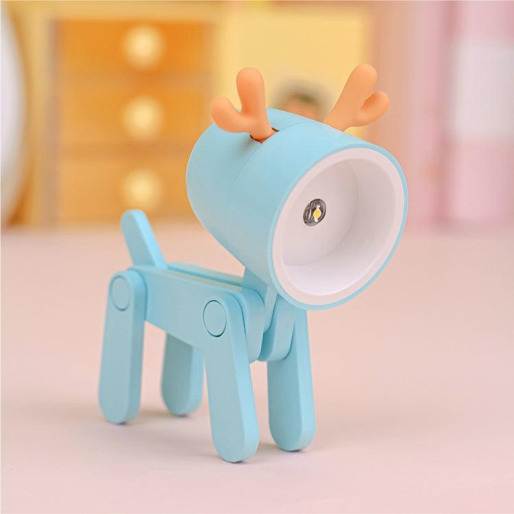 LED Mini Foldable Cartoon  Desk Lamp Reading Lamp Light Pet Shape Decoration Table Lamp