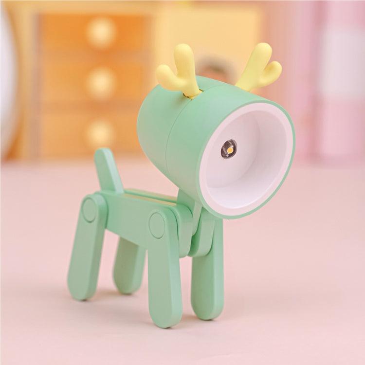 LED Mini Foldable Cartoon  Desk Lamp Reading Lamp Light Pet Shape Decoration Table Lamp