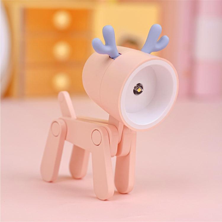 LED Mini Foldable Cartoon  Desk Lamp Reading Lamp Light Pet Shape Decoration Table Lamp