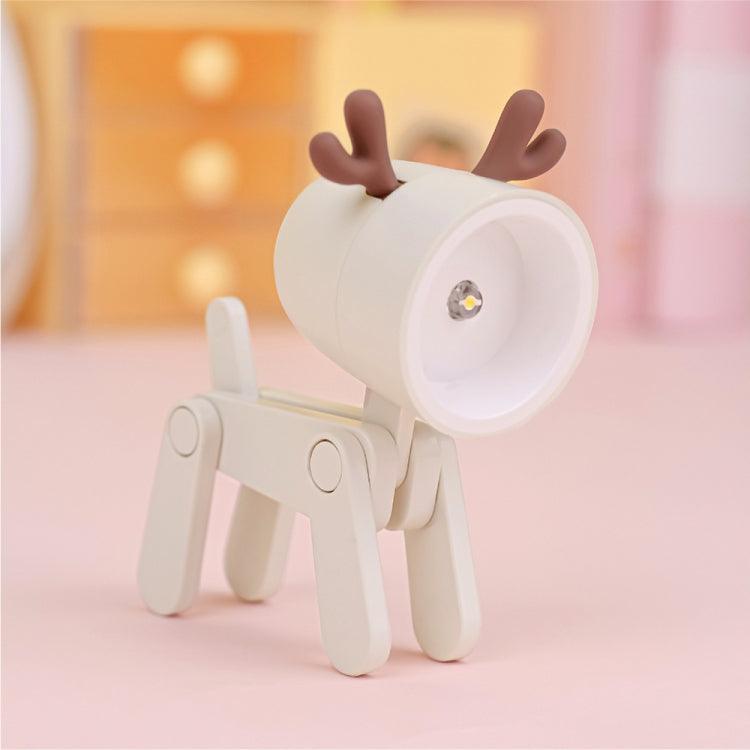 LED Mini Foldable Cartoon  Desk Lamp Reading Lamp Light Pet Shape Decoration Table Lamp