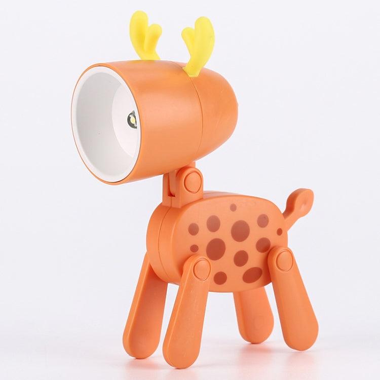 LED Mini Foldable Cartoon  Desk Lamp Reading Lamp Light Pet Shape Decoration Table Lamp