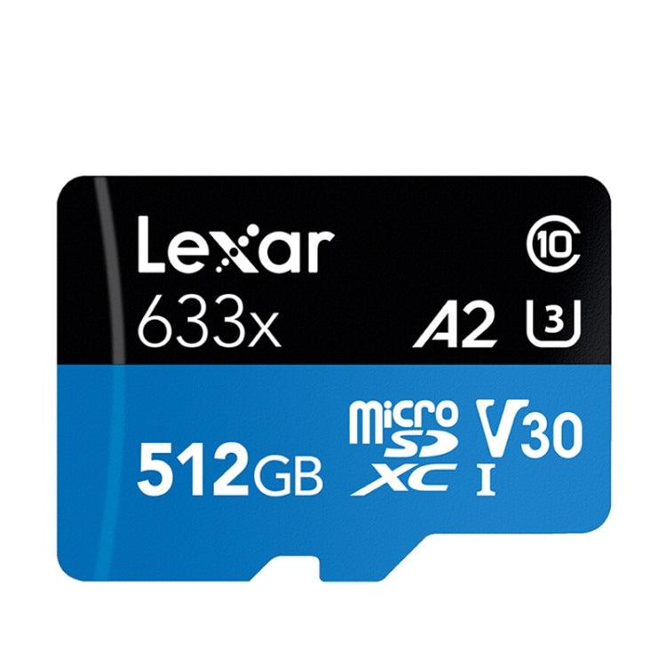 Lexar 633x 512GB High-speed Flash Memory Card Sports Camera Mobile Phone TF Car Driving Recorder Memory Card