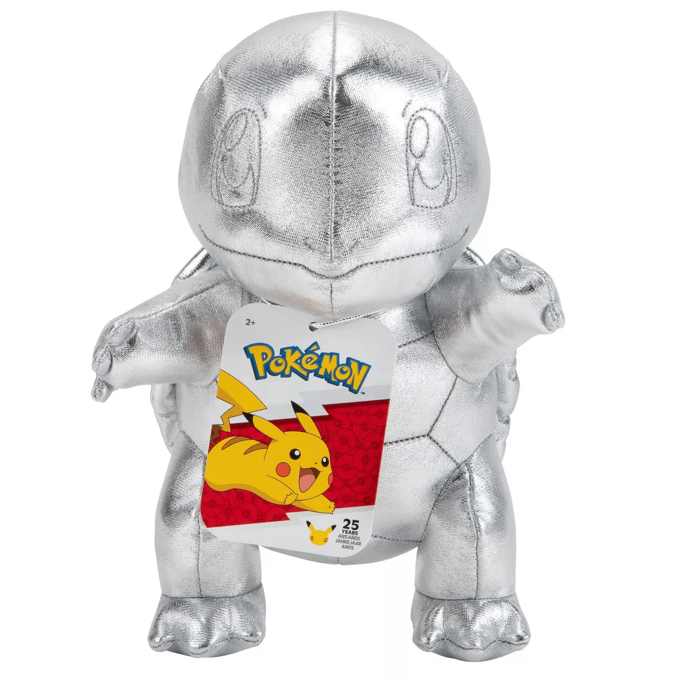 Pokémon 25th Celebration 8" Silver Squirtle Plush