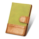 Mobile Phone Universal Denim Stitching Card Slot & Wallet & Holder & Photo Frame (Green) - Gadget Station