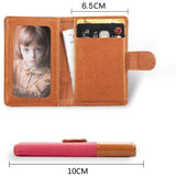 Mobile Phone Universal Denim Stitching Card Slot & Wallet & Holder & Photo Frame (Green) - Gadget Station