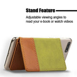 Mobile Phone Universal Denim Stitching Card Slot & Wallet & Holder & Photo Frame (Green) - Gadget Station