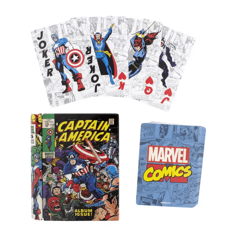 Marvel Comic Book Playing Cards - Gadget Station