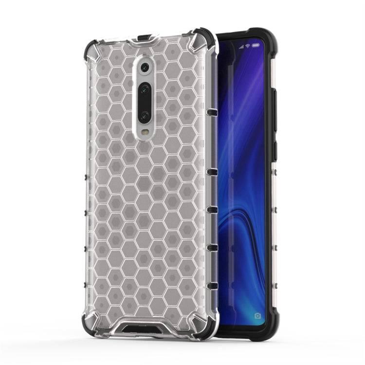 For Xiaomi Redmi K20 - K20 Pro - Mi 9T Shockproof Honeycomb PC + TPU Protective Case (Grey)