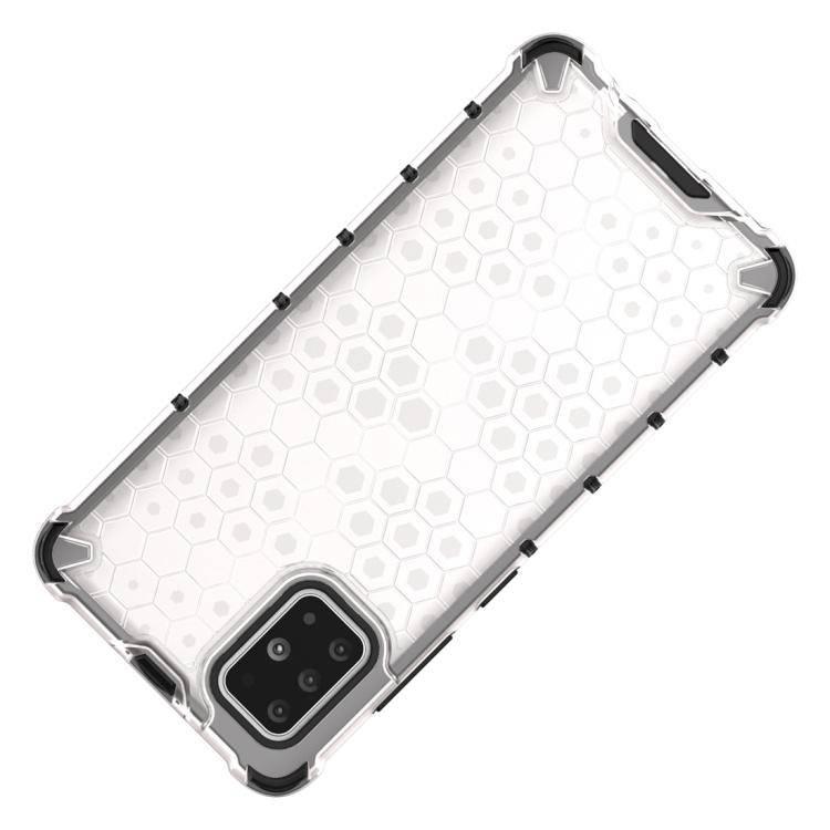 For Galaxy A51 Shockproof Honeycomb PC + TPU Protective Case (Transparent) - Gadget Station