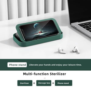 ROCK  Smartphone Sterilizer UV Light Disinfection Cleaning Box with Holder Function (White) - Gadget Station