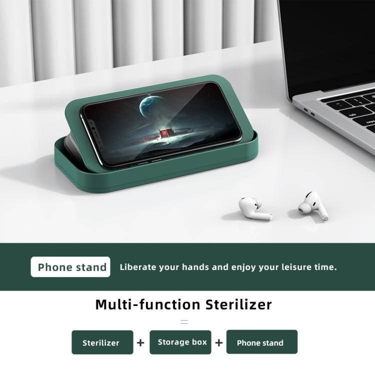 ROCK  Smartphone Sterilizer UV Light Disinfection Cleaning Box with Holder Function (White) - Gadget Station