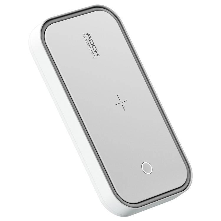 ROCK  Smartphone Sterilizer UV Light Disinfection Cleaning Box with Holder Function (White) - Gadget Station