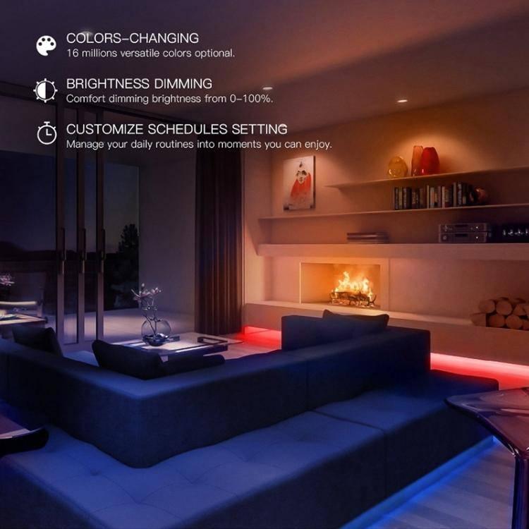 Original Xiaomi Mi Yeelight Smart WiFi APP Remote Control Extension LED Strip Light, Length: 1m - Gadget Station