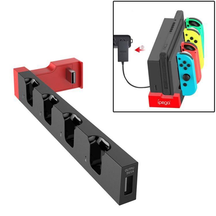 iPega PG-9186 Game Controller Charger Charging Dock Stand Station Holder with Indicator for Nintendo Switch Joy-Con - Gadget Station