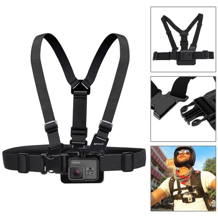 53 in 1 Accessories Total Ultimate Combo Kits with Camouflage EVA Case (Chest Strap + Suction Cup Mount + 3-Way Pivot Arms + J-Hook Buckle + Wrist Strap + Helmet Strap + Extendable Monopod + Surface Mounts + Tripod Adapters + Storage Bag + Handlebar Mount - Gadget Station