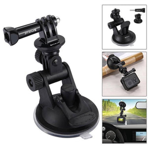 53 in 1 Accessories Total Ultimate Combo Kits with Camouflage EVA Case (Chest Strap + Suction Cup Mount + 3-Way Pivot Arms + J-Hook Buckle + Wrist Strap + Helmet Strap + Extendable Monopod + Surface Mounts + Tripod Adapters + Storage Bag + Handlebar Mount - Gadget Station