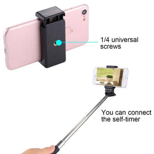 PULUZ Selfie Sticks Tripod Mount Phone Bike Mount Clamp with 1-4 inch Screw Hole for iPhone, Samsung, HTC, Sony, LG and other Smartphones - Gadget Station