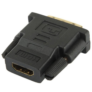 DVI-D 24+1 Pin Male to HDMI 19 Pin Female Adapter for Monitor - HDTV - Gadget Station