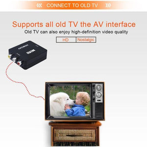VK-126 Mini HD HDMI to AV - CVBS Video Converter Adapter - Gadget Station