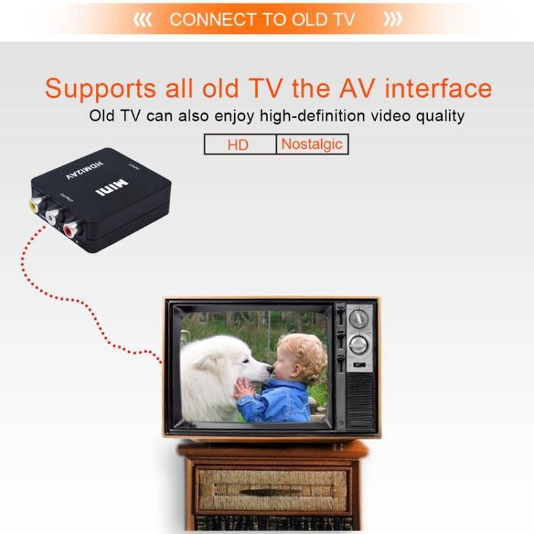VK-126 Mini HD HDMI to AV - CVBS Video Converter Adapter - Gadget Station