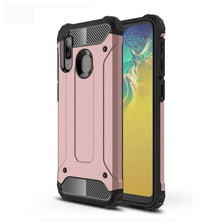 Magic Armor TPU + PC Combination Case Cover for Galaxy A20e (Rose Gold)