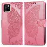 Butterfly Love Flowers Embossing Horizontal Flip Leather Case Cover for Apple iPhone 11 Pro with Holder & Card Slots & Wallet & Lanyard (Pink) - Gadget Station