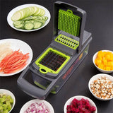 Vegetable Cutter Kitchen Slicer Fruit Cutter Potato Peeler Carrot Cheese Grater Vegetable Slicer - Gadget Station