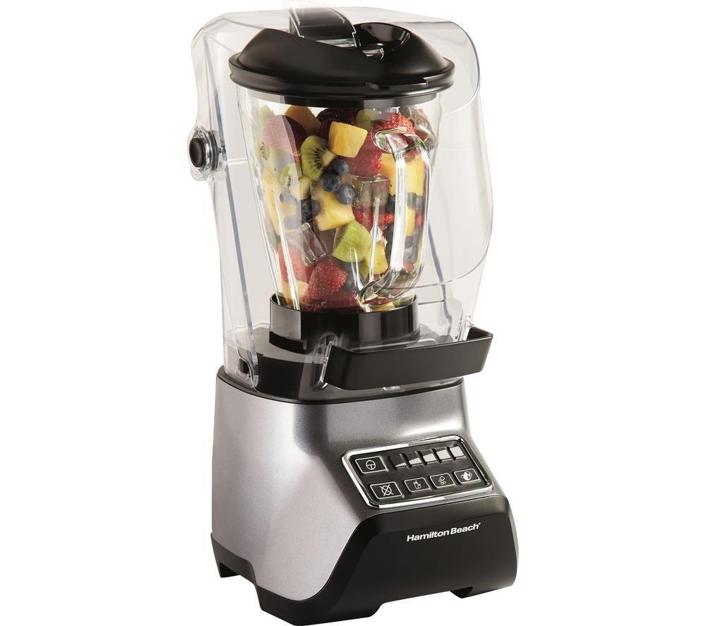 Hamilton Beach Sound Shield Blender, with Personal Jar, Black & Silver